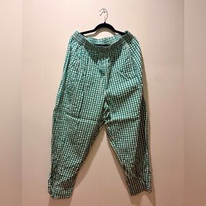 Free People Preppy Poplin Gingham Pants